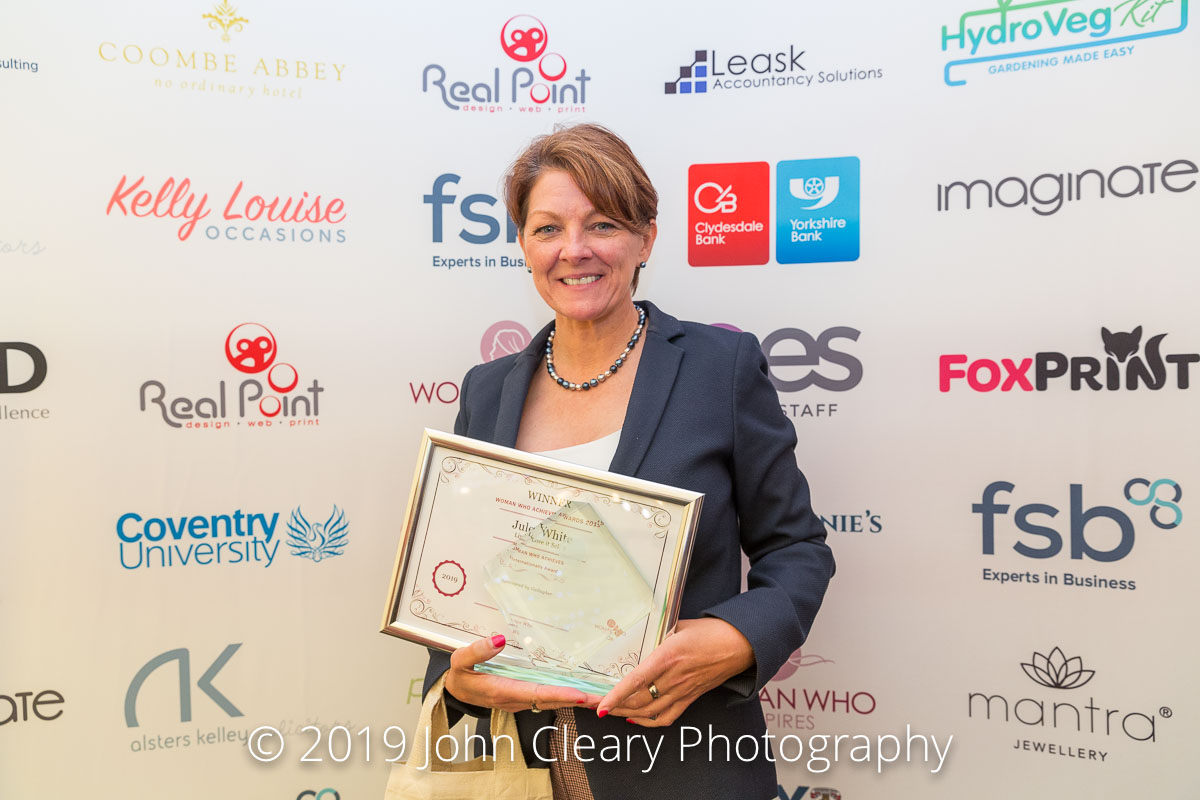 Congratulations Jules White, Live it Love it Sell it, Winner of the Woman Who Achieves Internationally Award 2019 Sponsored by Gallagher