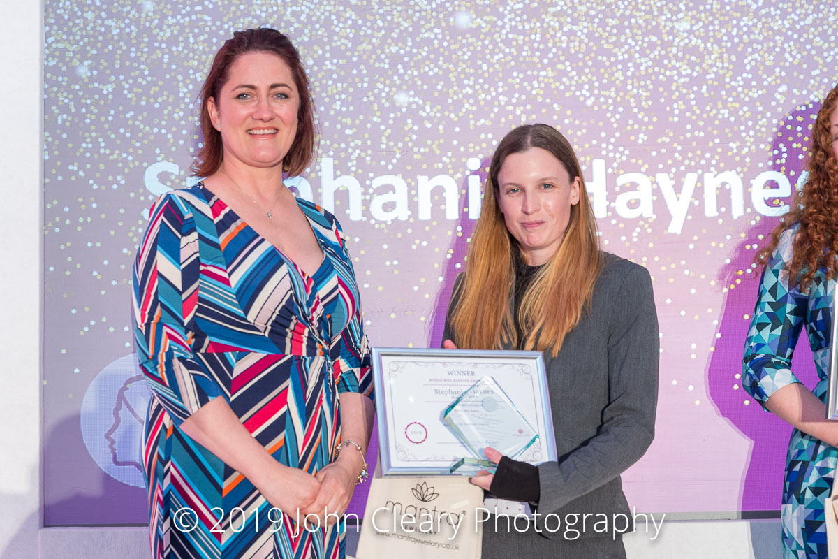 Congratulations Stephanie Haynes, HORIBA MIRA, Winner of a Woman Who Achieves Rising Star Award 2019 Sponsored by Coventry University
