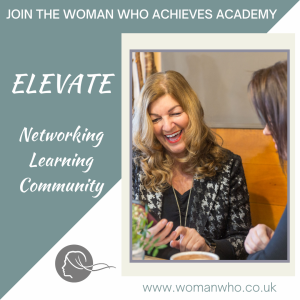 Woman Who Achieves Academy Elevate Membership. Elevate your personal brand. A membership for personal and business growth hosted by Sandra Garlick MBE. JOIN NOW: https://womanwho.co.uk/product/woman-who-achieves-academy-elevate-membership/