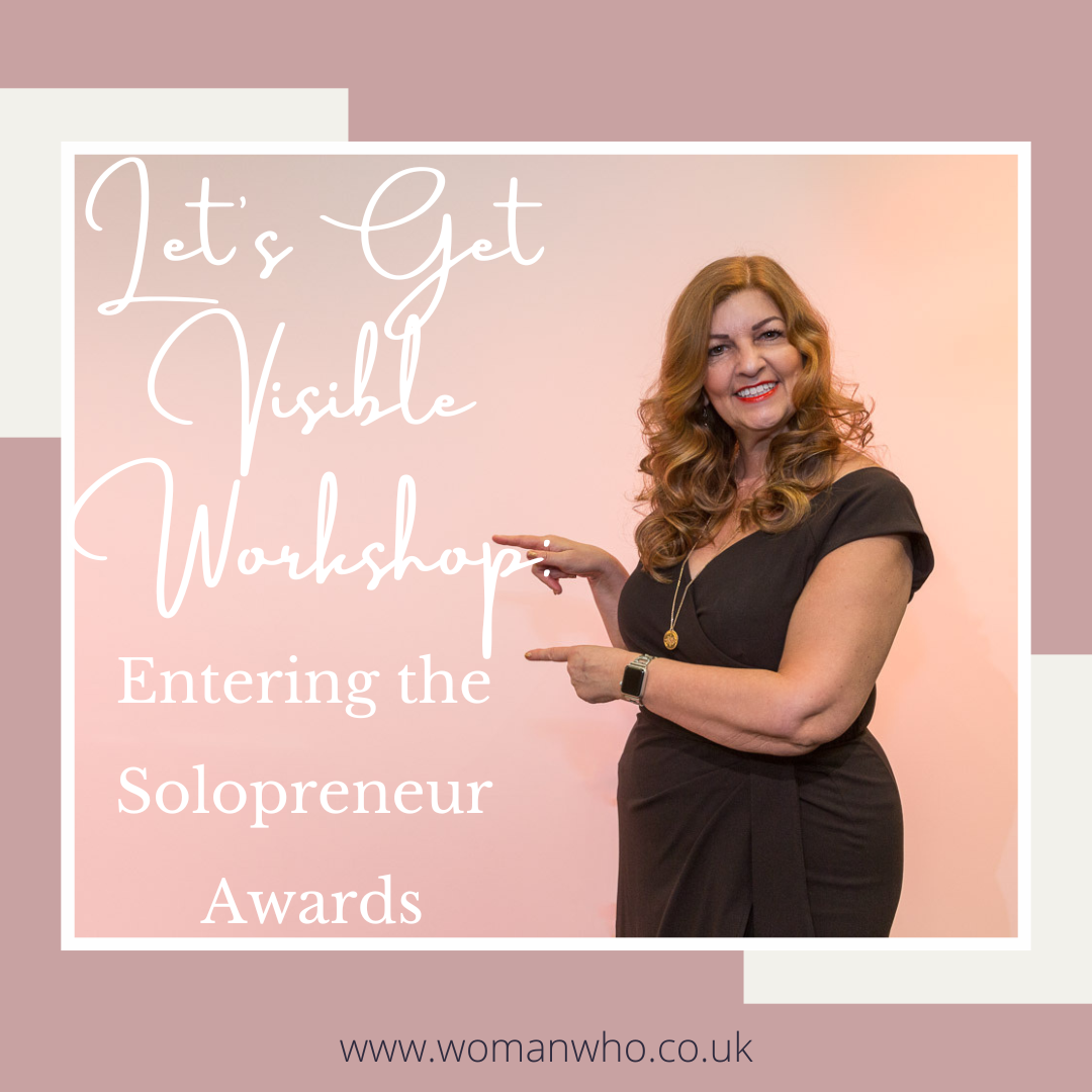 Entering the Solopreneur Awards 2023 hosted by Sandra Garlick MBE